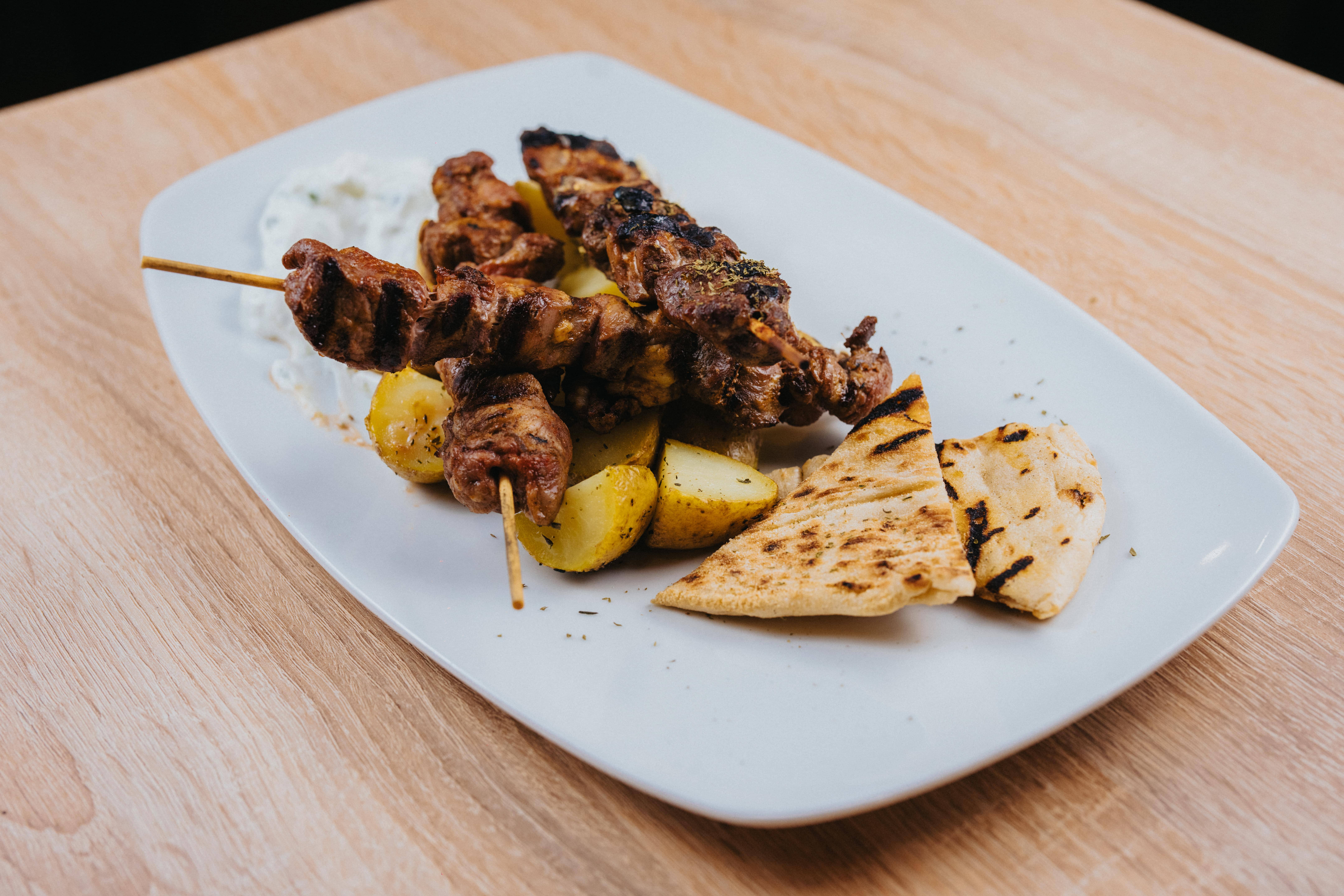 Lamm souvlaki